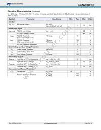 AOZ2262QI-15 Datasheet Page 6