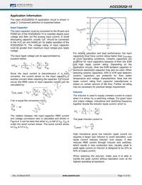 AOZ2262QI-15 Datasheet Page 11