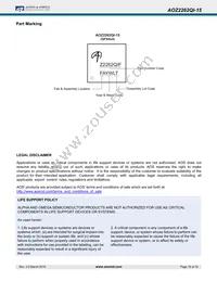 AOZ2262QI-15 Datasheet Page 16