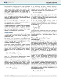 AOZ2263AQI-10 Datasheet Page 11