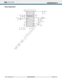 AOZ2263AQI-15 Datasheet Page 2