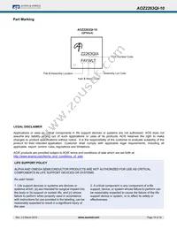 AOZ2263QI-10 Datasheet Page 16