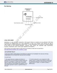 AOZ2263QI-15 Datasheet Page 16