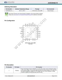 AOZ2264QI-19 Datasheet Page 3