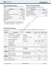 AOZ2264QI-19 Datasheet Page 5