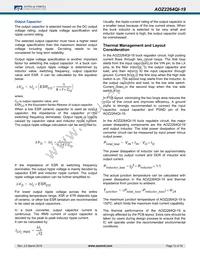 AOZ2264QI-19 Datasheet Page 12