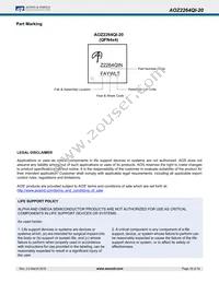 AOZ2264QI-20 Datasheet Page 16
