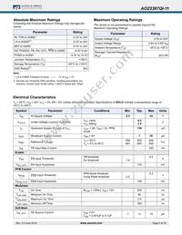 AOZ2367QI-11 Datasheet Page 5
