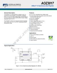 AOZ3017PI Datasheet Cover