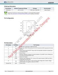 AOZ3101DI Datasheet Page 2