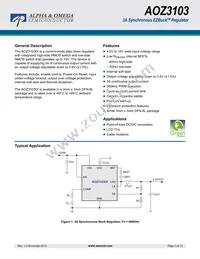 AOZ3103DI Datasheet Cover