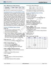 AOZ5047QIS-01 Datasheet Page 11
