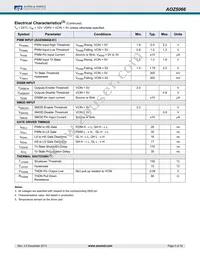 AOZ5066QI-01 Datasheet Page 5