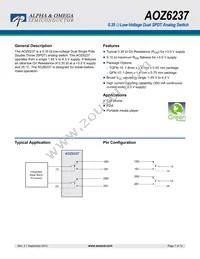 AOZ6237QT#A Datasheet Cover