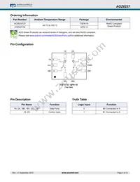 AOZ6237QT#A Datasheet Page 2