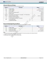 AOZ6237QT#A Datasheet Page 3