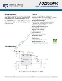 AOZ6605PI-1 Datasheet Cover