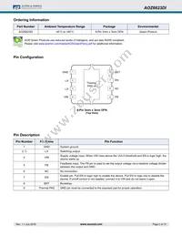 AOZ6623DI Datasheet Page 2