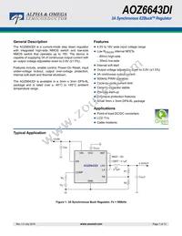 AOZ6643DI Datasheet Cover