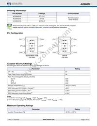AOZ8000HI Datasheet Page 2