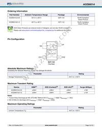 AOZ8001AJI-12 Datasheet Page 2