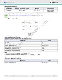 AOZ8001DI Datasheet Page 2