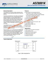 AOZ8001KI Datasheet Cover