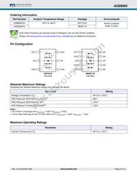 AOZ8005CIL Datasheet Page 2