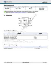 AOZ8006FI Datasheet Page 2