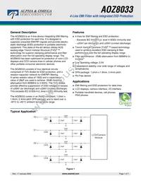 AOZ8033DIL Datasheet Cover