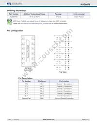 AOZ8075DI Datasheet Page 2