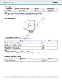 AOZ8101CI Datasheet Page 2