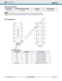 AOZ8175DI Datasheet Page 2