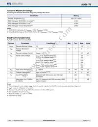 AOZ8175DI Datasheet Page 3