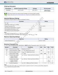 AOZ8204DI Datasheet Page 2