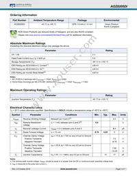 AOZ8205DI Datasheet Page 2