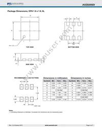 AOZ8205DI Datasheet Page 5