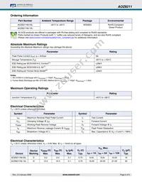 AOZ8211NI-05 Datasheet Page 2