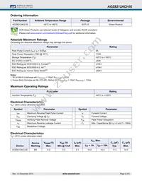 AOZ8212ACI-05 Datasheet Page 2