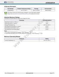 AOZ8222DI-05 Datasheet Page 2