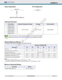 AOZ8231ADI-02 Datasheet Page 2