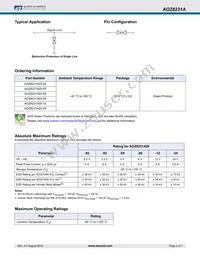 AOZ8231ADI-08 Datasheet Page 2