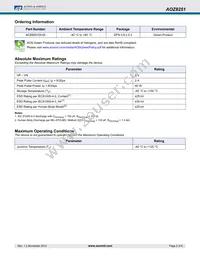 AOZ8251DI-05 Datasheet Page 2