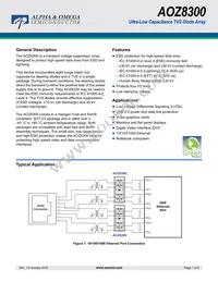 AOZ8300CI-03 Datasheet Cover