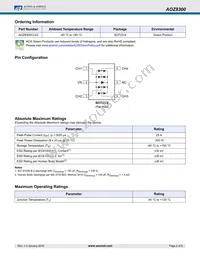 AOZ8300CI-03 Datasheet Page 2