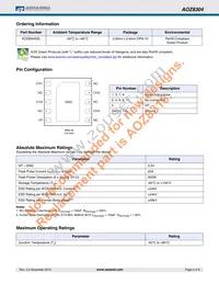 AOZ8304DIL Datasheet Page 2