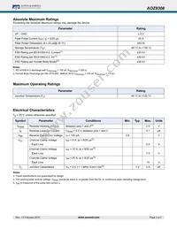 AOZ8308SO-02 Datasheet Page 3
