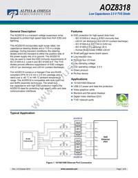 AOZ8318DI Datasheet Cover