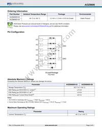 AOZ8806DI-05 Datasheet Page 2