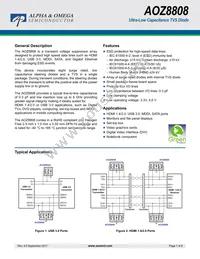 AOZ8808DI-03 Datasheet Cover